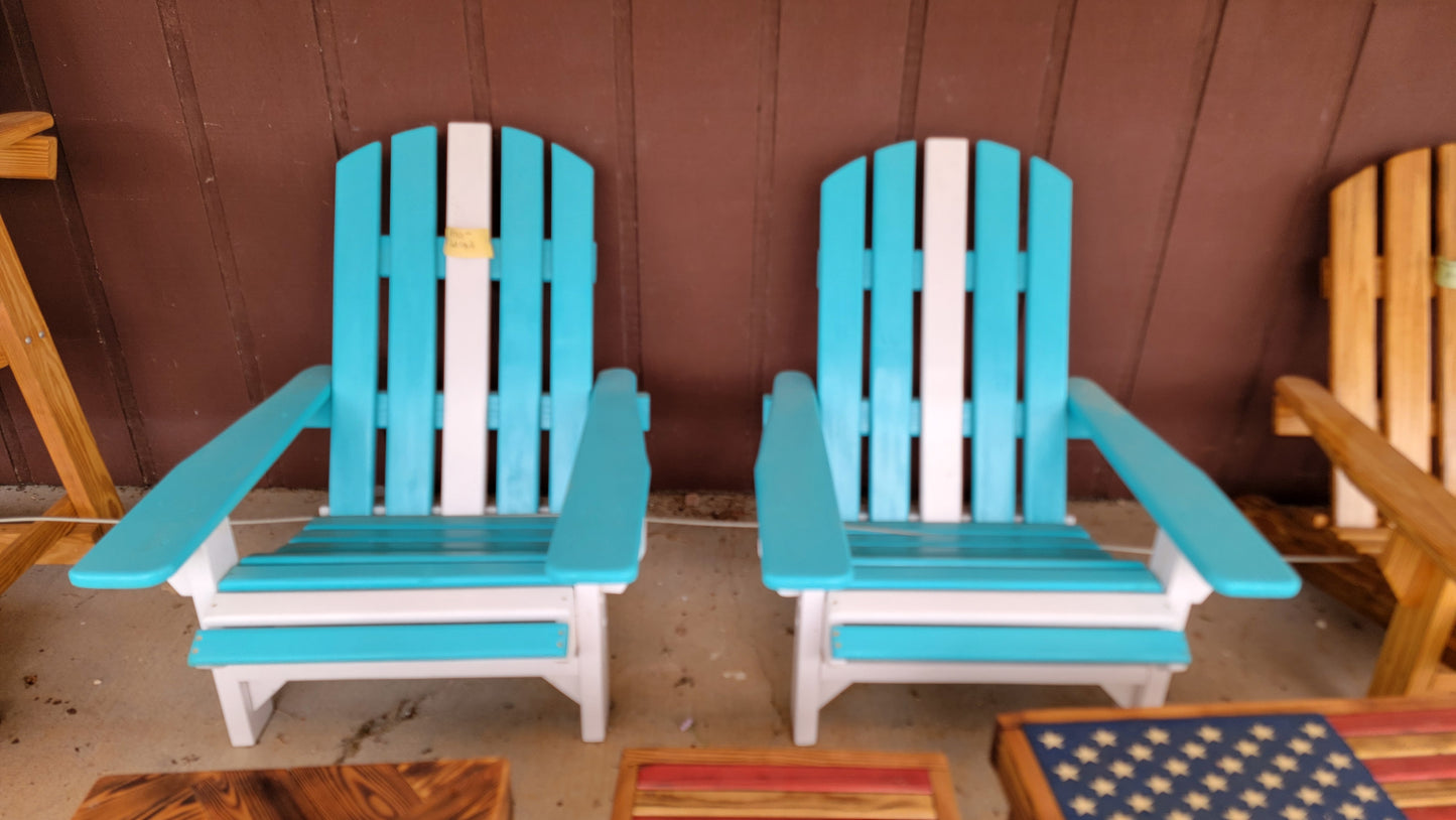 Custom-Built Adirondack Style Chairs - SET