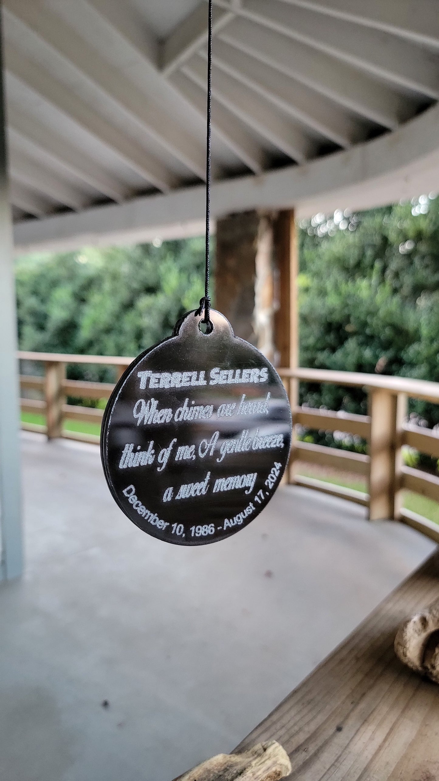41" Custom Engraved Memorial Wind Chimes