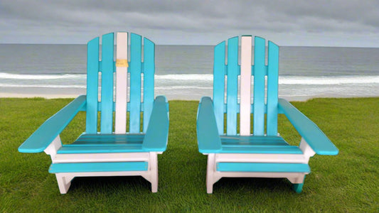 Custom-Built Adirondack Style Chairs - SET