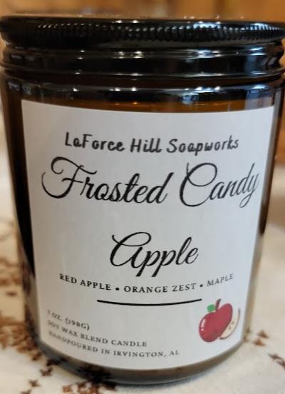 Frosted Candy Apple Scented Candle