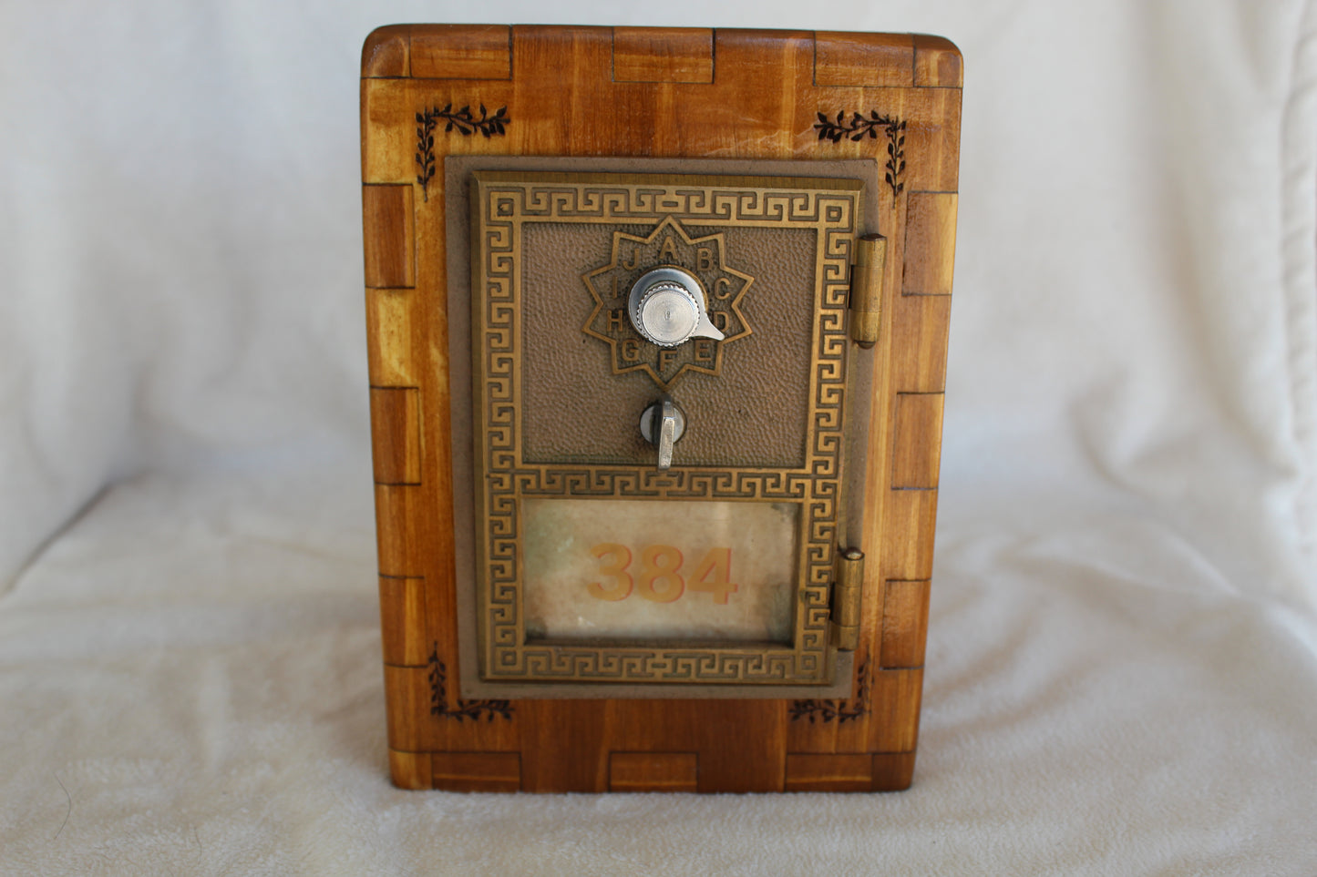 Post Office Box Bank Single Knob